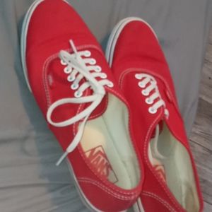 old school red vans